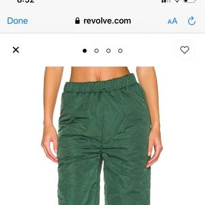 Green brand new pants from revolve